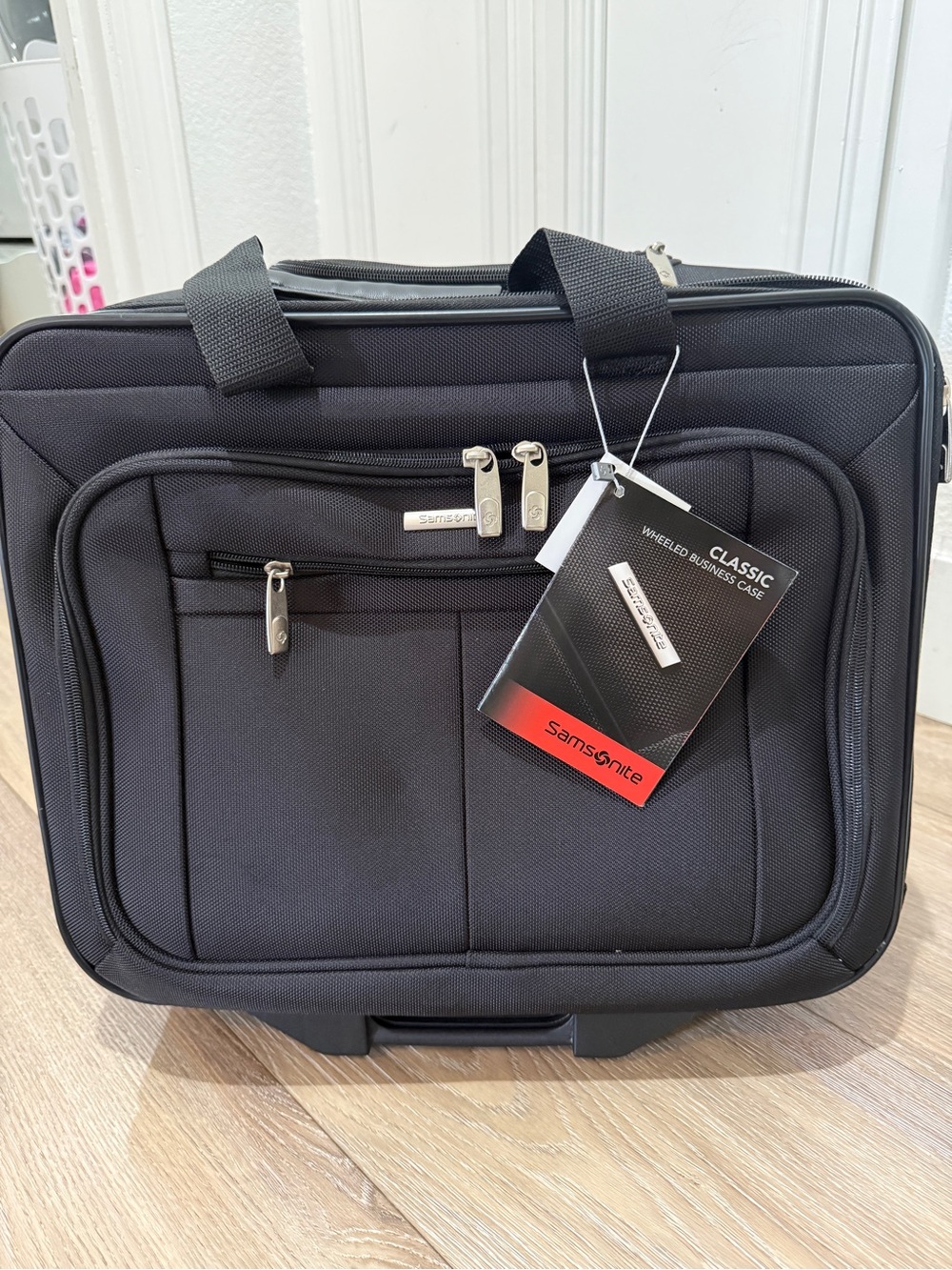 Samsonite Black Classic Wheeled Laptop Briefcase